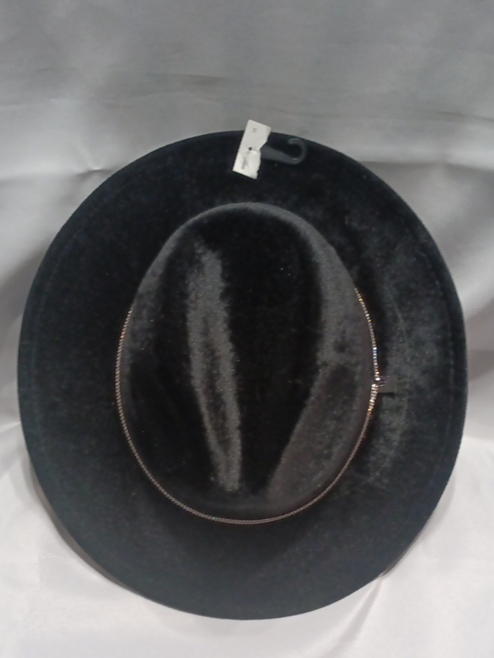 Classic Black Men's Velvet Fedora Hat